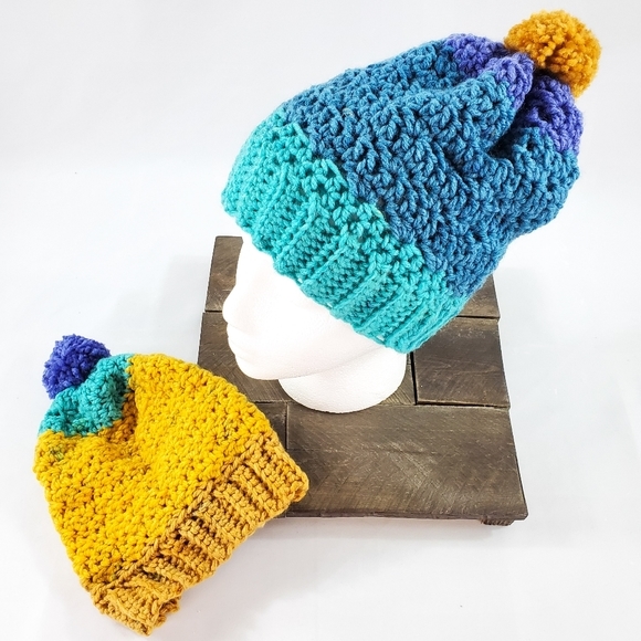 Handmade • Mommy & Me Hat set - Picture 2 of 8